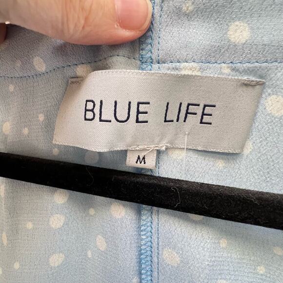 Blue Life Polka Dot Nirvana Jumper Size M - Picture 4 of 6